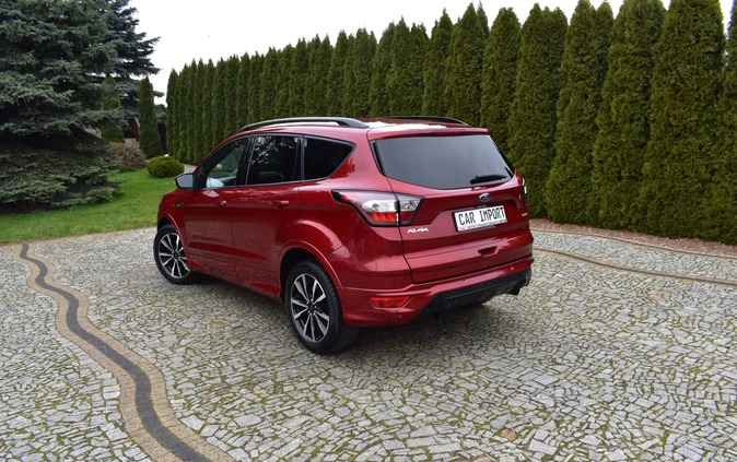 Ford Kuga cena 73500 przebieg: 125321, rok produkcji 2018 z Barcin małe 781